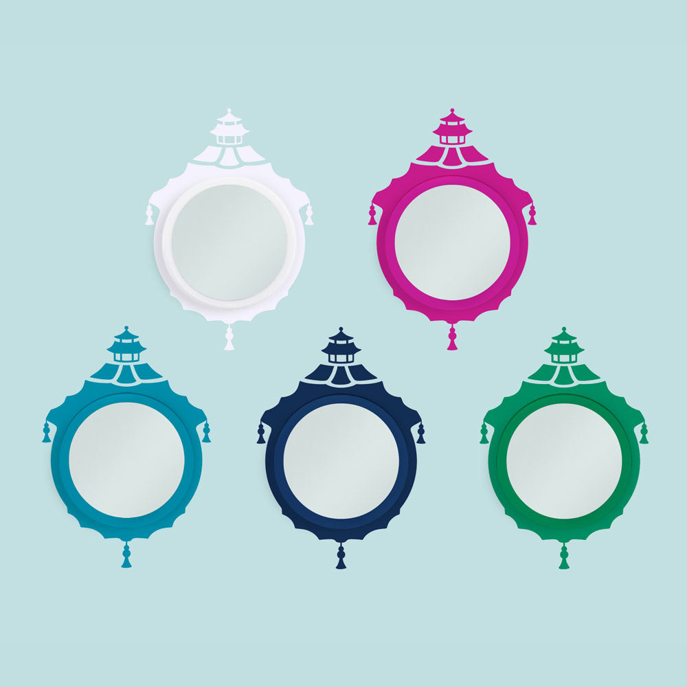 Chinoiserie Mirror Decal Set Color Options